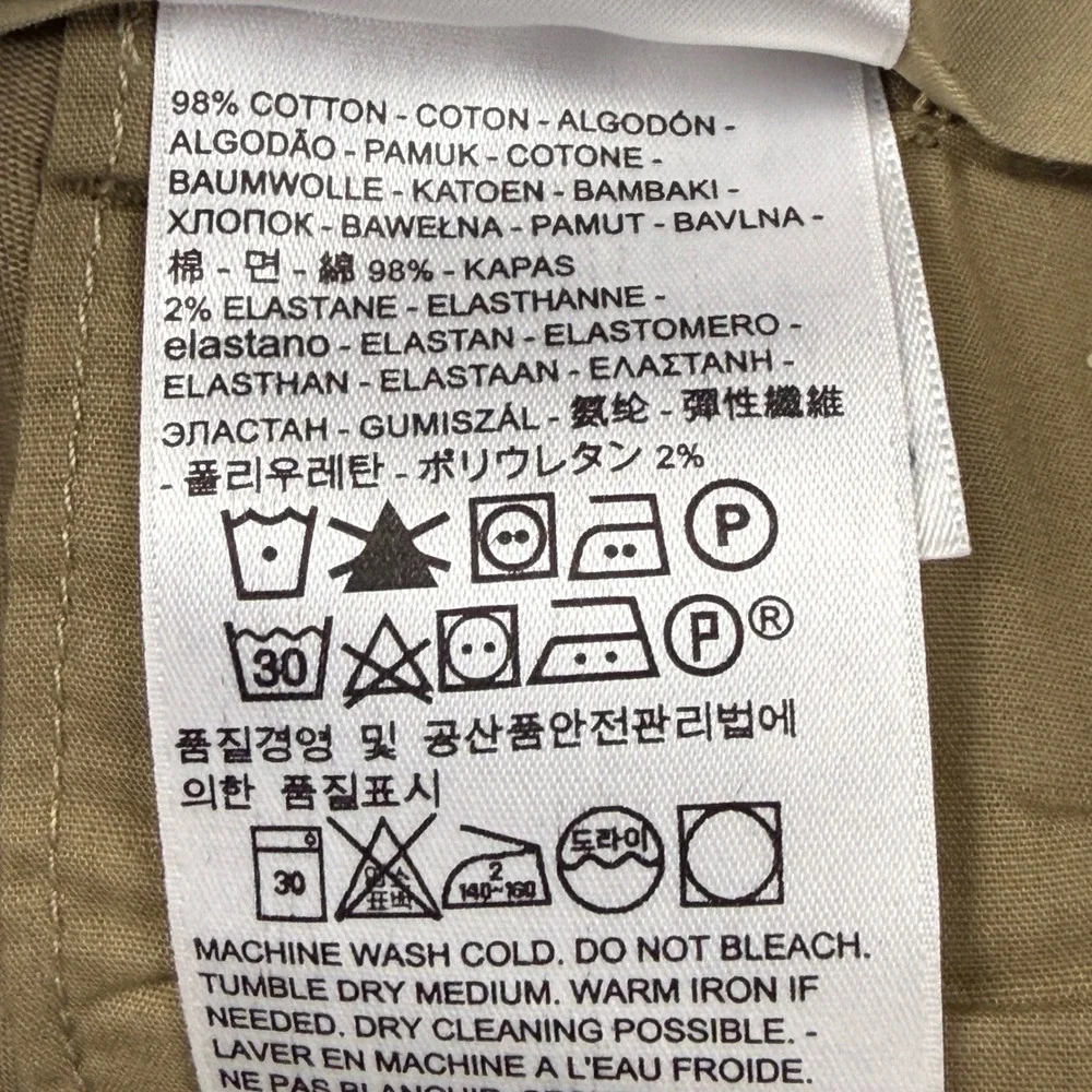 Dockers Signature Khaki Mens 36x30 Tan Straight Fit‎ Lux Cotton Stretch MSRP $62